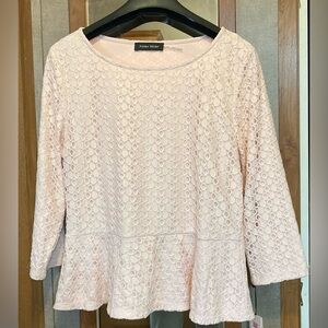 Ivanka Trump Pink Blush Blouse NWT size XL